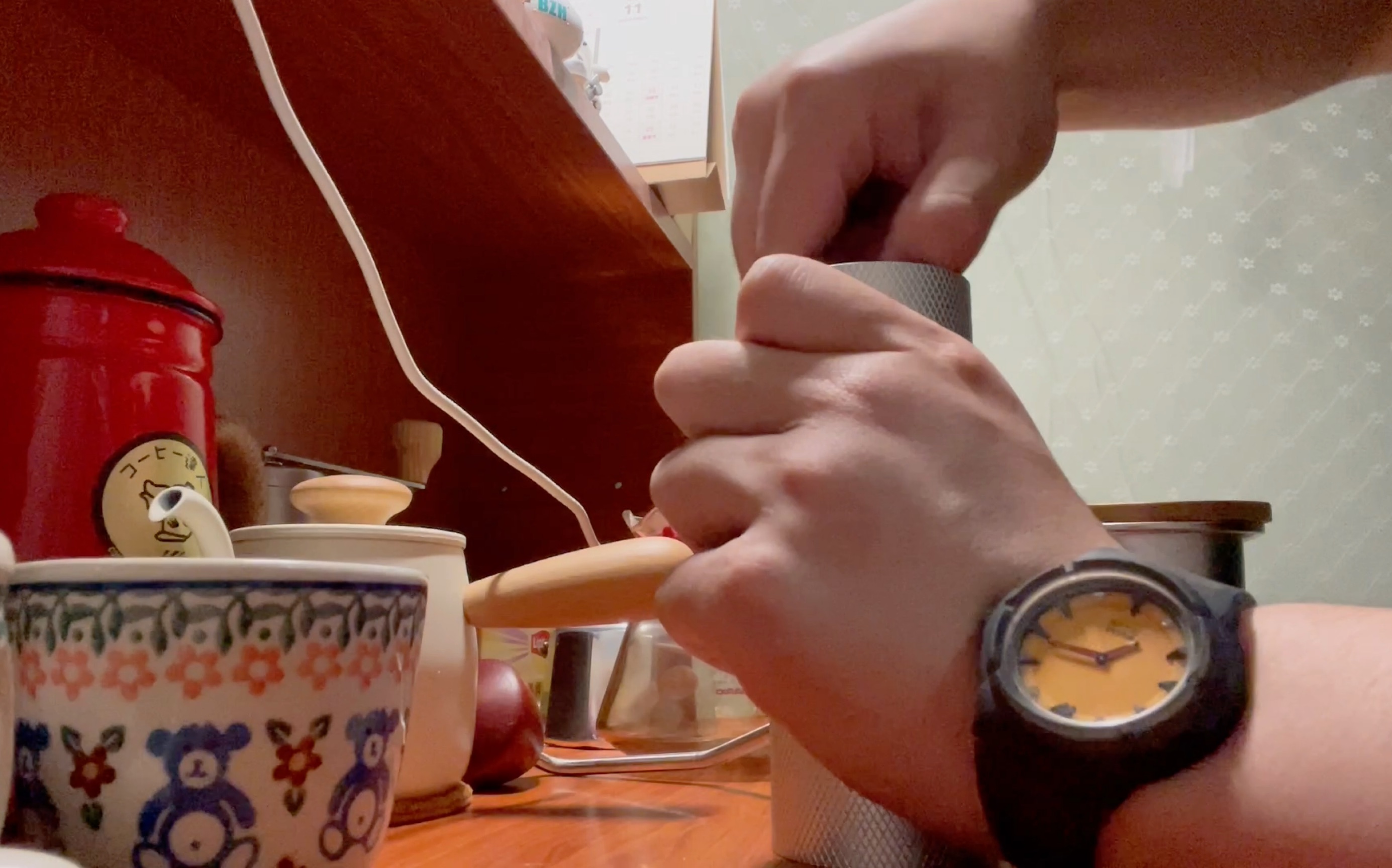 宿舍做yi杯桂花手冲