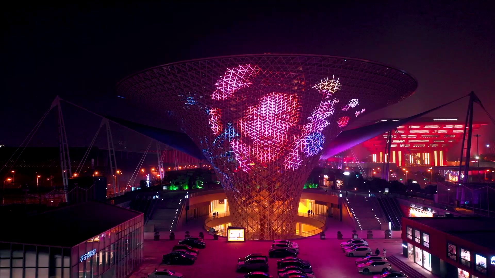 陈奕迅地标灯光秀演唱会宣传片