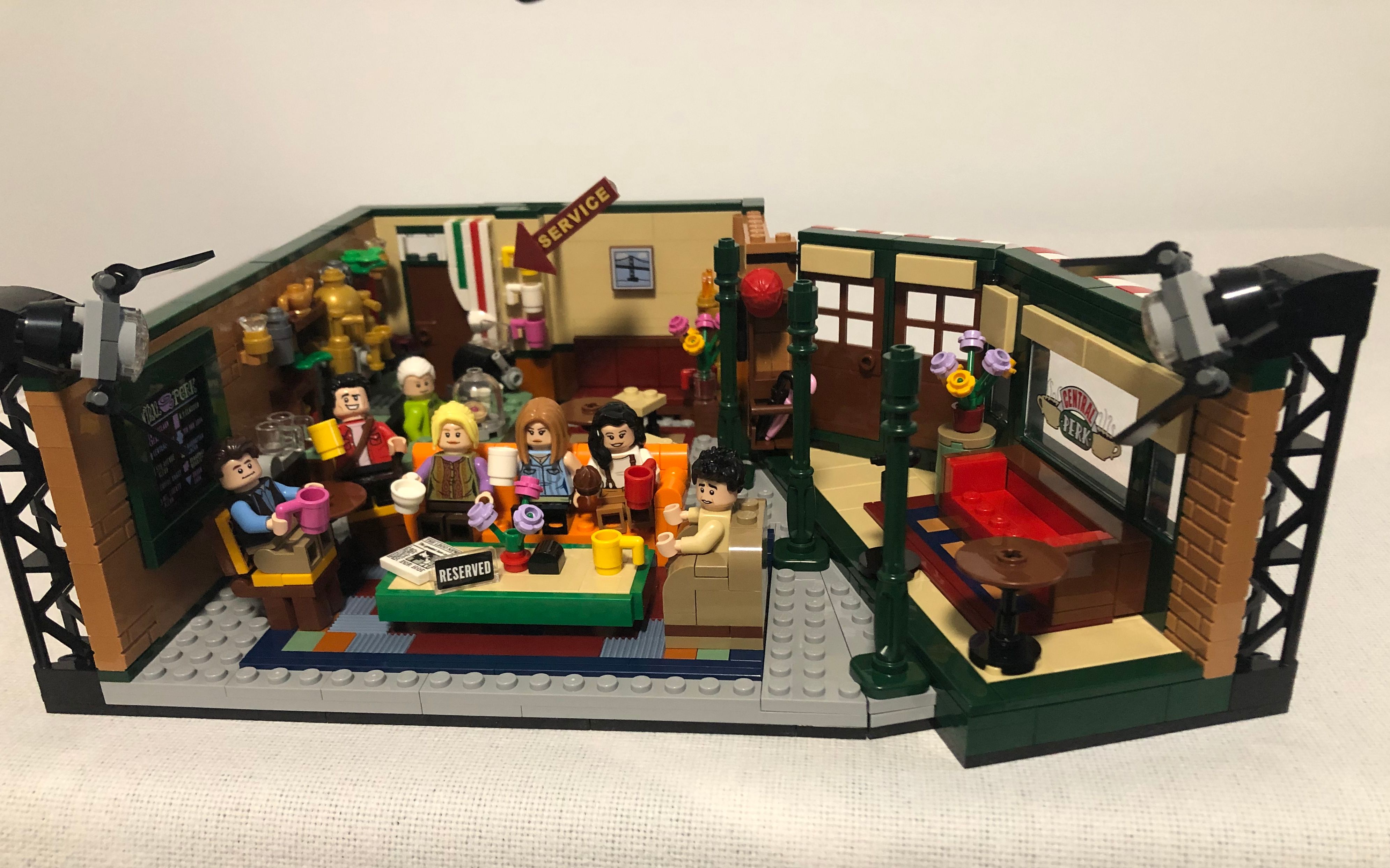老友记二十五周年 乐高 21319 老友记-中央公园咖啡厅 开箱速拼_哔哩