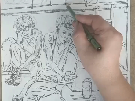 美术中高考题速写