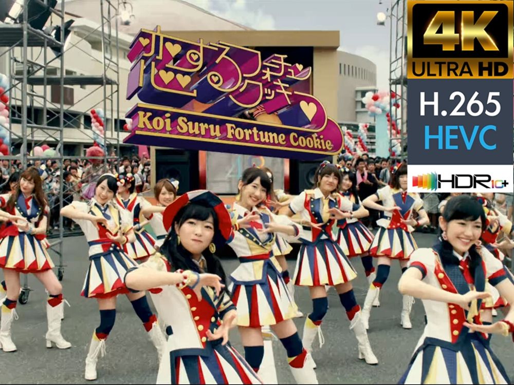 【蓝光原盘4k mv】akb48组合 2017精选合集(一)music video