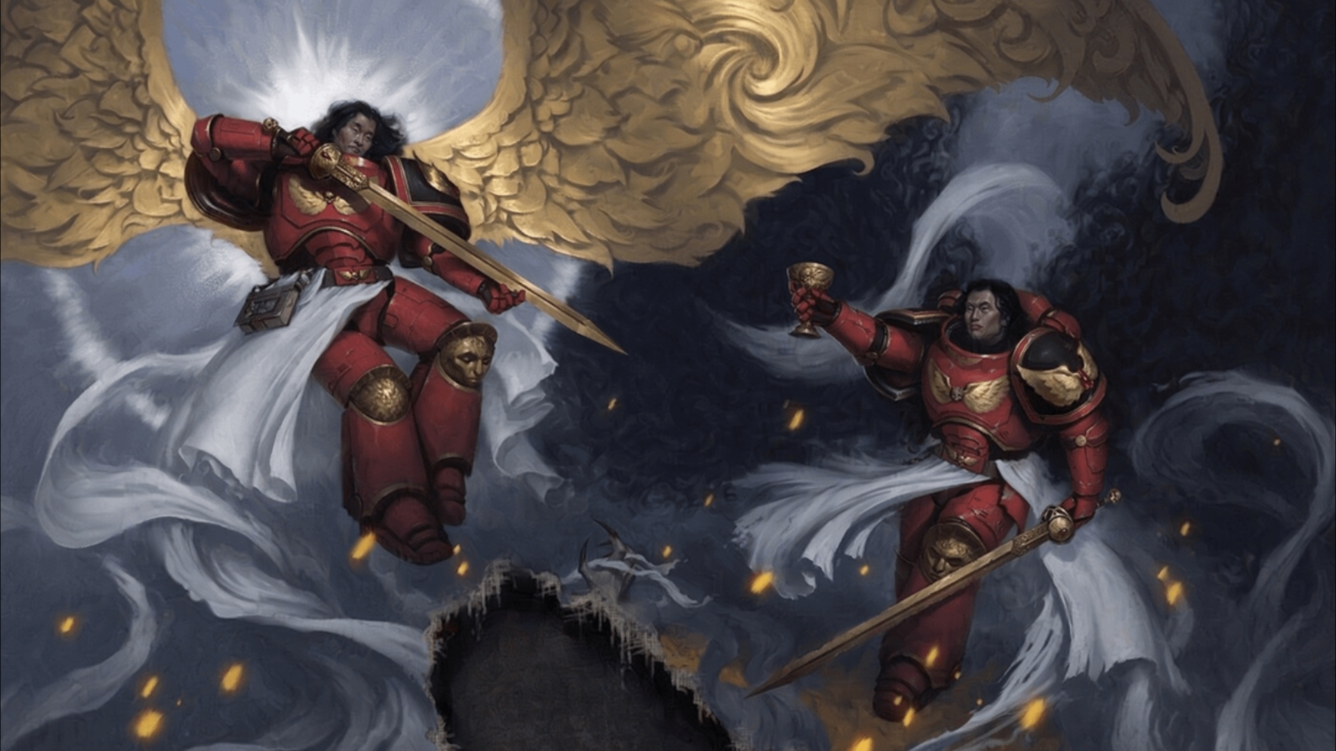 战锤40k圣血天使艺术图.