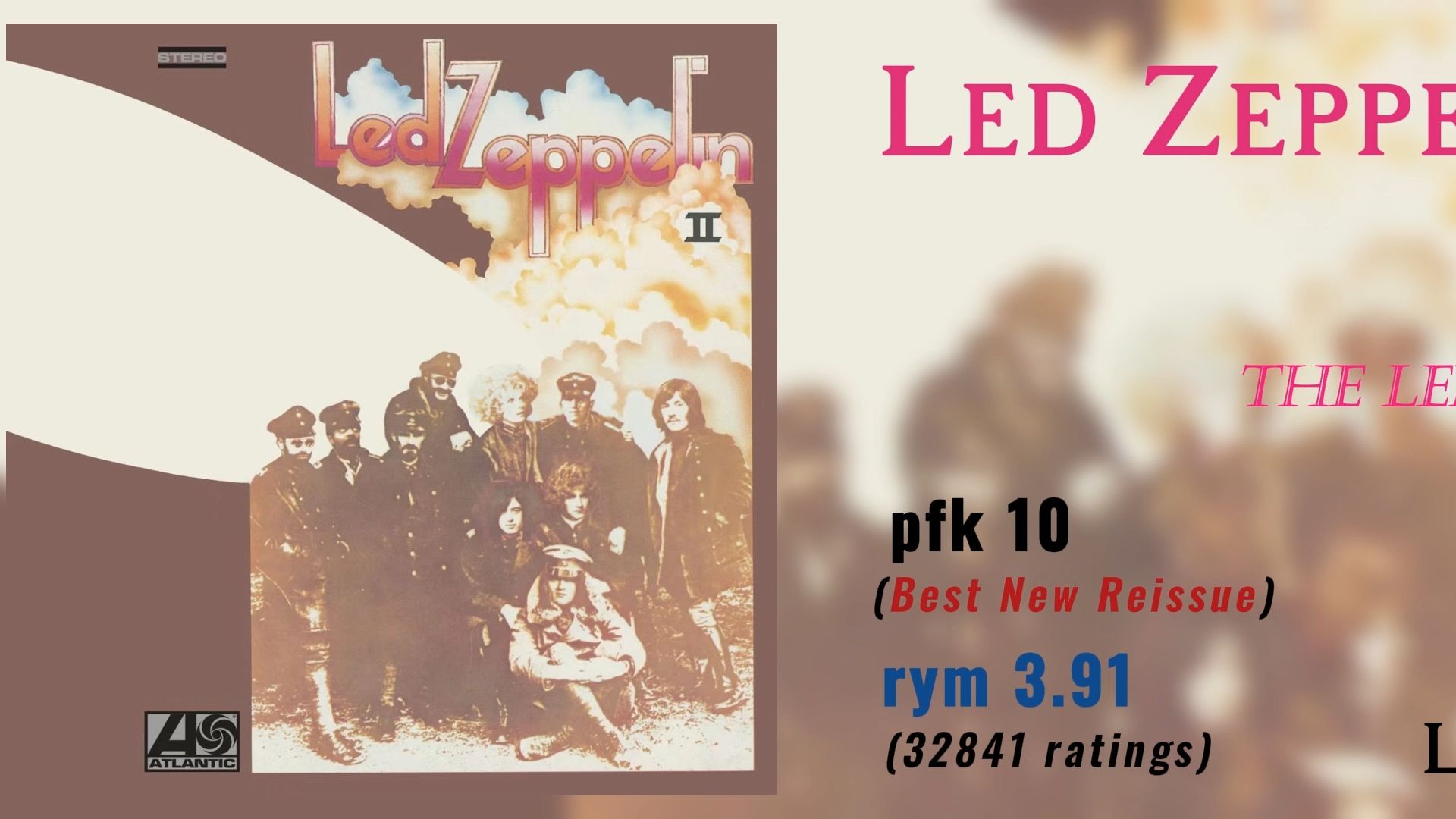 【蓝调摇滚/硬摇滚/重金属】led zeppelin - led zeppelin ii