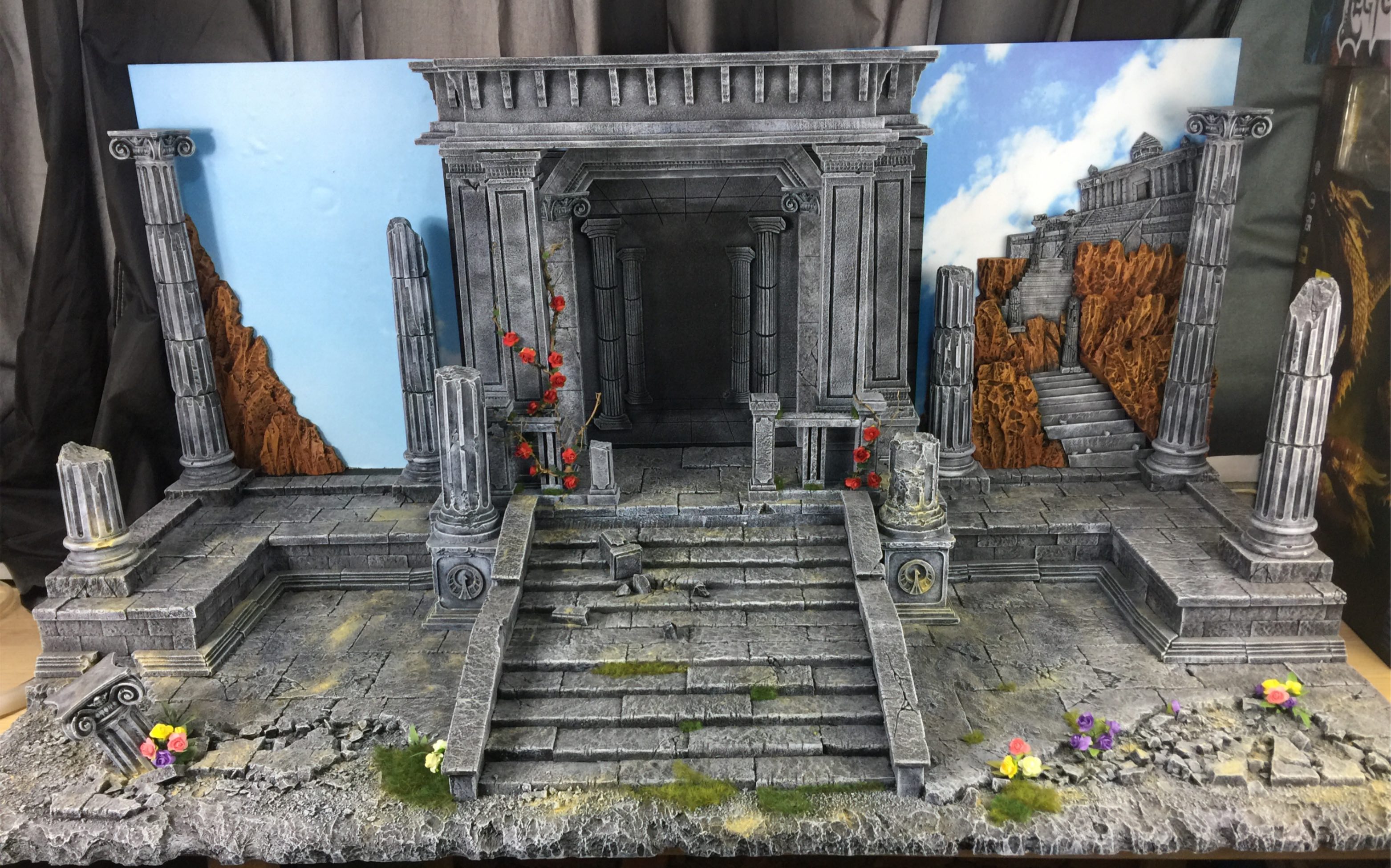 「傲月工作室」圣斗士星矢场景模型展示2