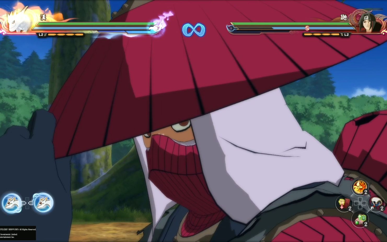 火影忍者终极暴风4五尾人柱力招式 4k