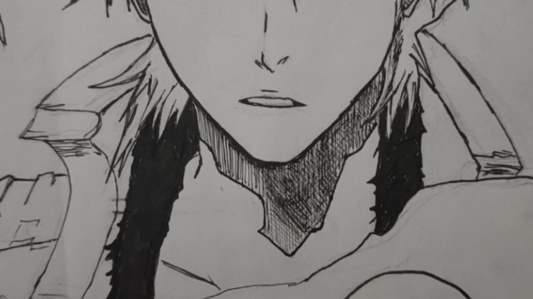 临摹个老了一点点冬狮郎哈哈