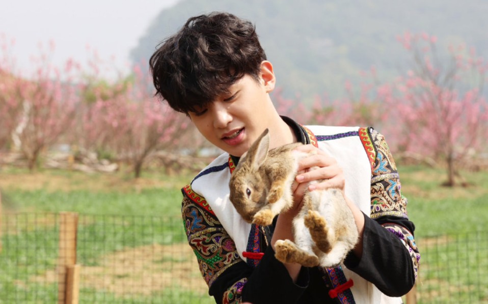 黄明昊#【黄明昊极限挑战】黄明昊怕鸡