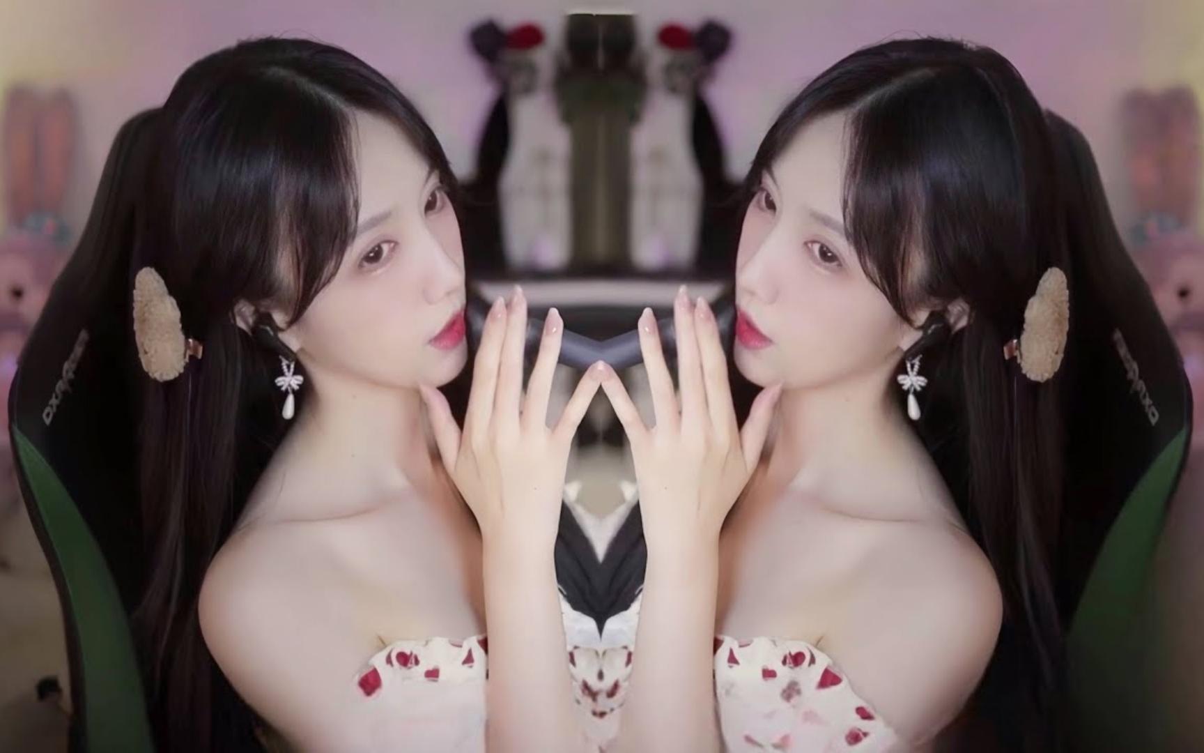 贝拉小姐姐asmr助眠双倍快乐舌头搅动耳膜 无人声口腔音合集精剪版