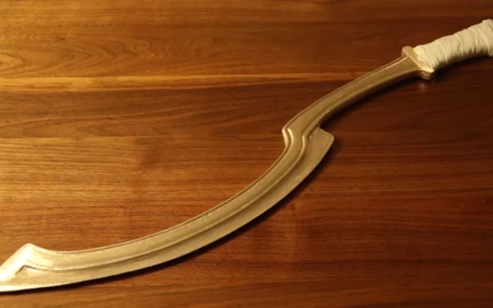 【铸造】浇筑一把青铜时期的埃及镰状剑(图坦卡蒙国王的剑)