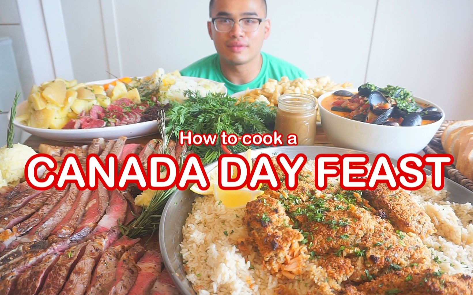 [图]How to cook a CANADA DAY FEAST