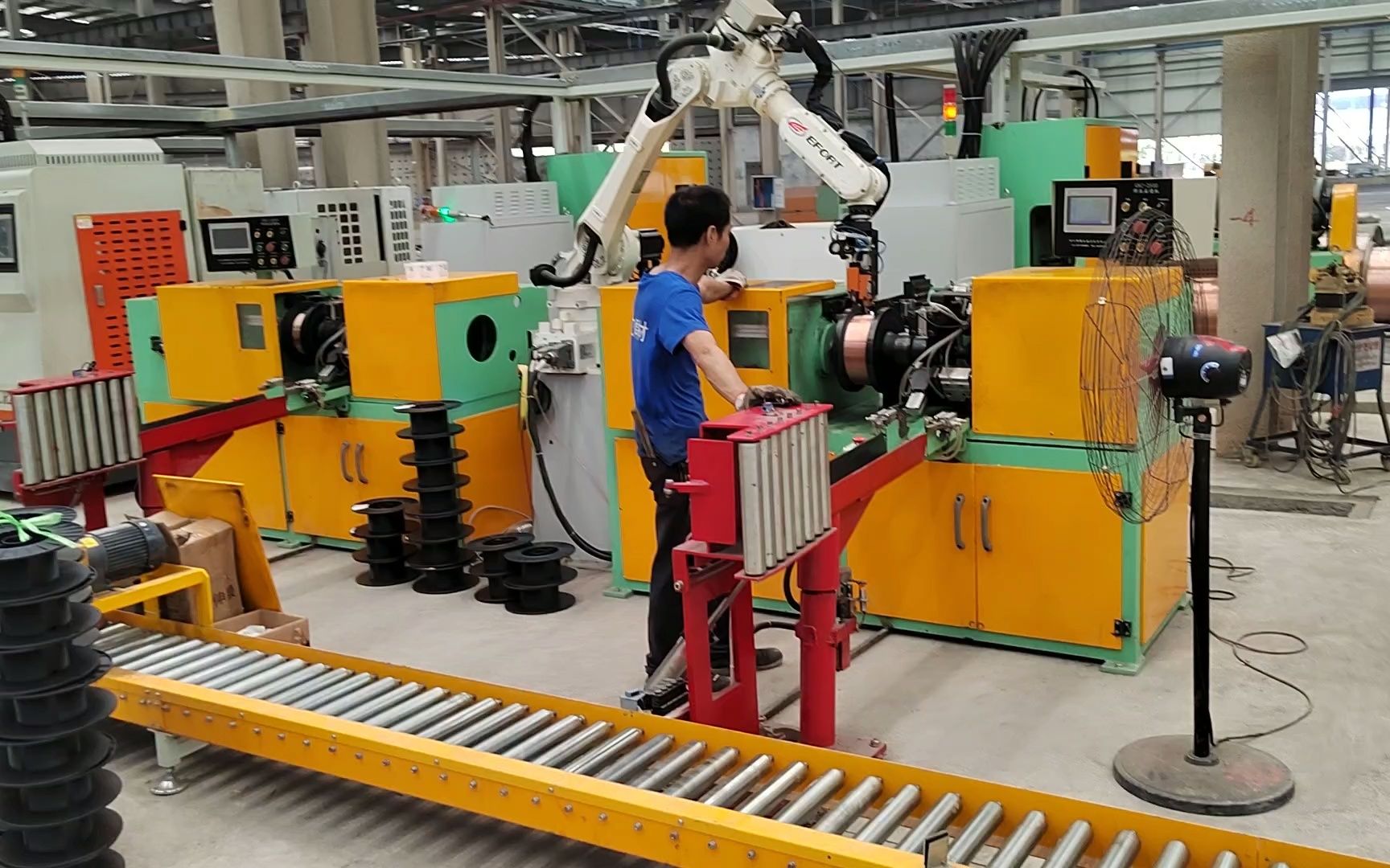 全自动层绕机生产线