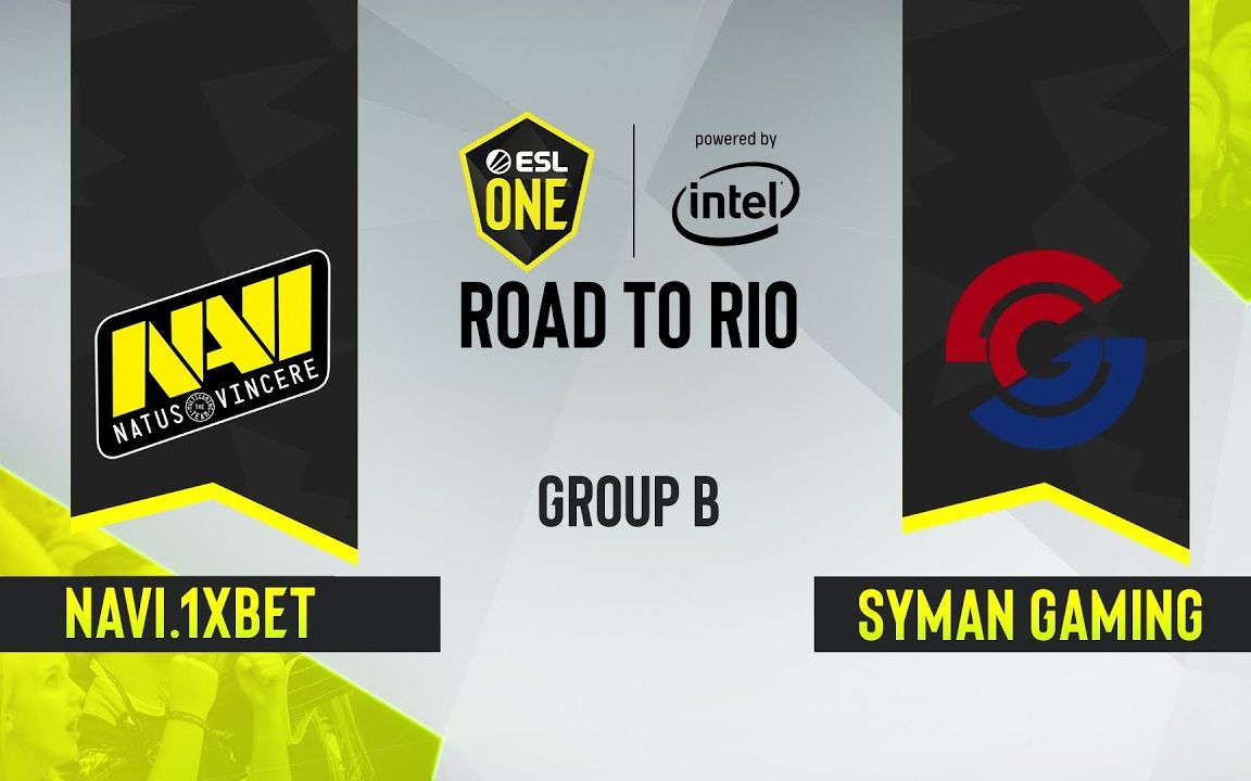 NaVi vs. Syman  ESL One: Road to Rio  CIS  Group B  BO3哔哩哔哩bilibili