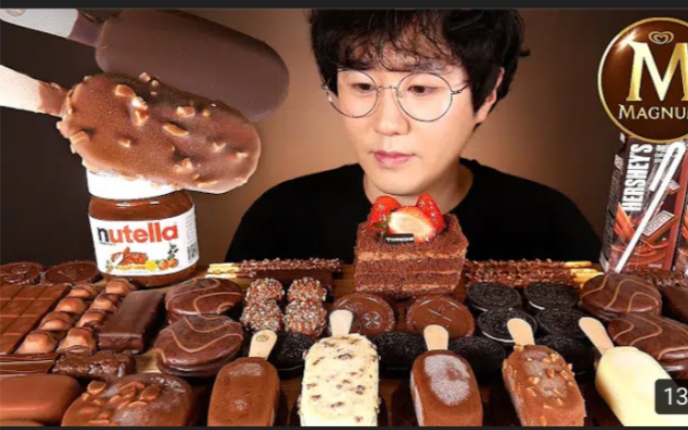 [图]Woody 巧克力甜点：巧克力candy bar，冰激凌，奥利奥，nutella巧克力酱