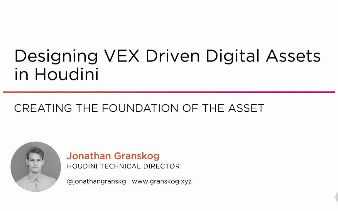 【Houdini】VEX驱动HDA制作教程 Pluralsight  Designing VEX Driven Digital Assets in Houdi哔哩哔哩bilibili