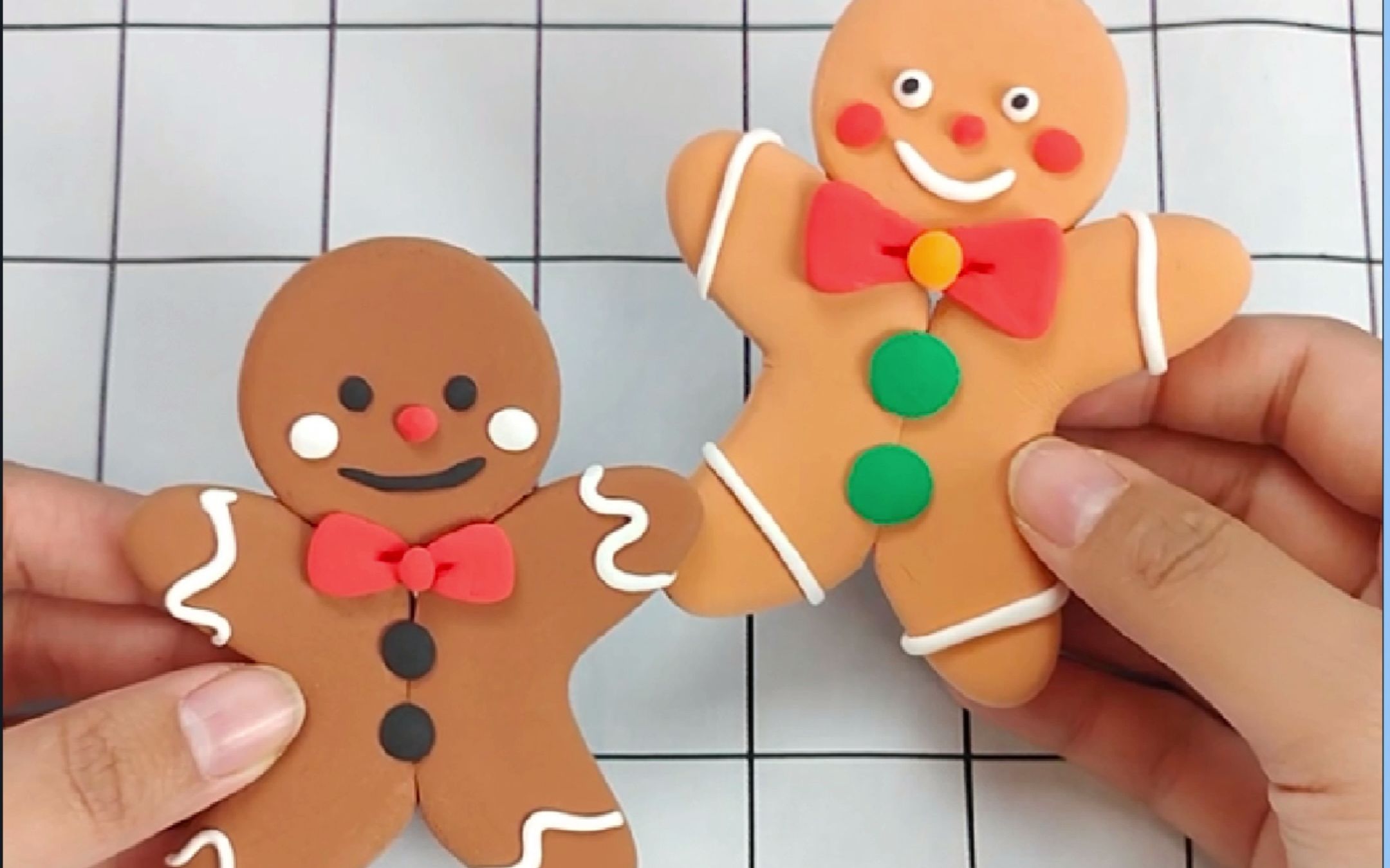 粘土手工《姜饼人》