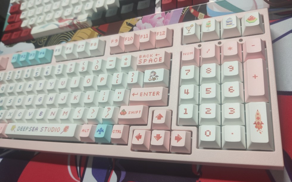 老薛980狗剩v2厚润与未润对比f9以下到最右边未润用的抹茶卫星轴空格