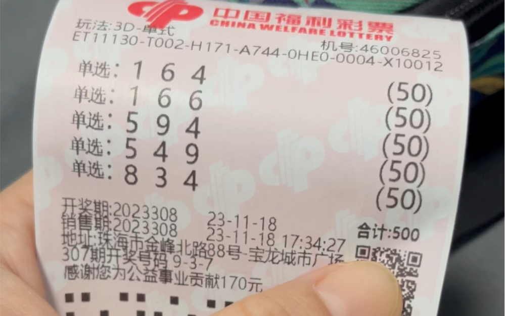 308期福彩3d推荐,又稳拿直选594