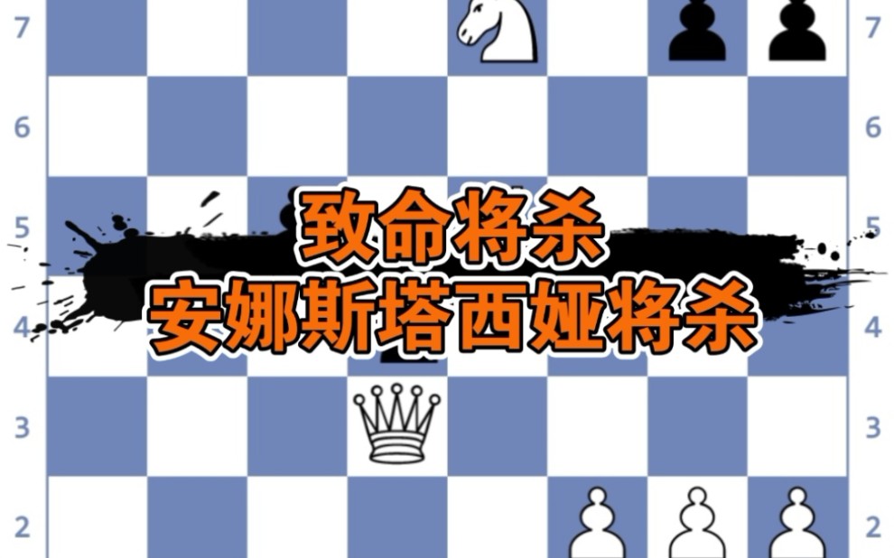 【国际象棋】致命将杀——安娜斯塔西娅将杀