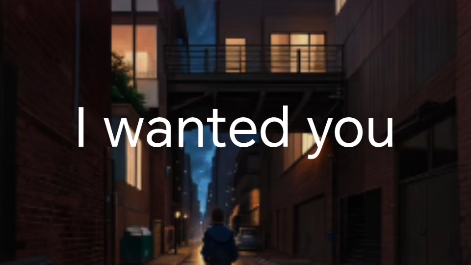 [图]【I wanted you 】全球最好听的英文歌曲之一！音乐一响我就沦陷了。