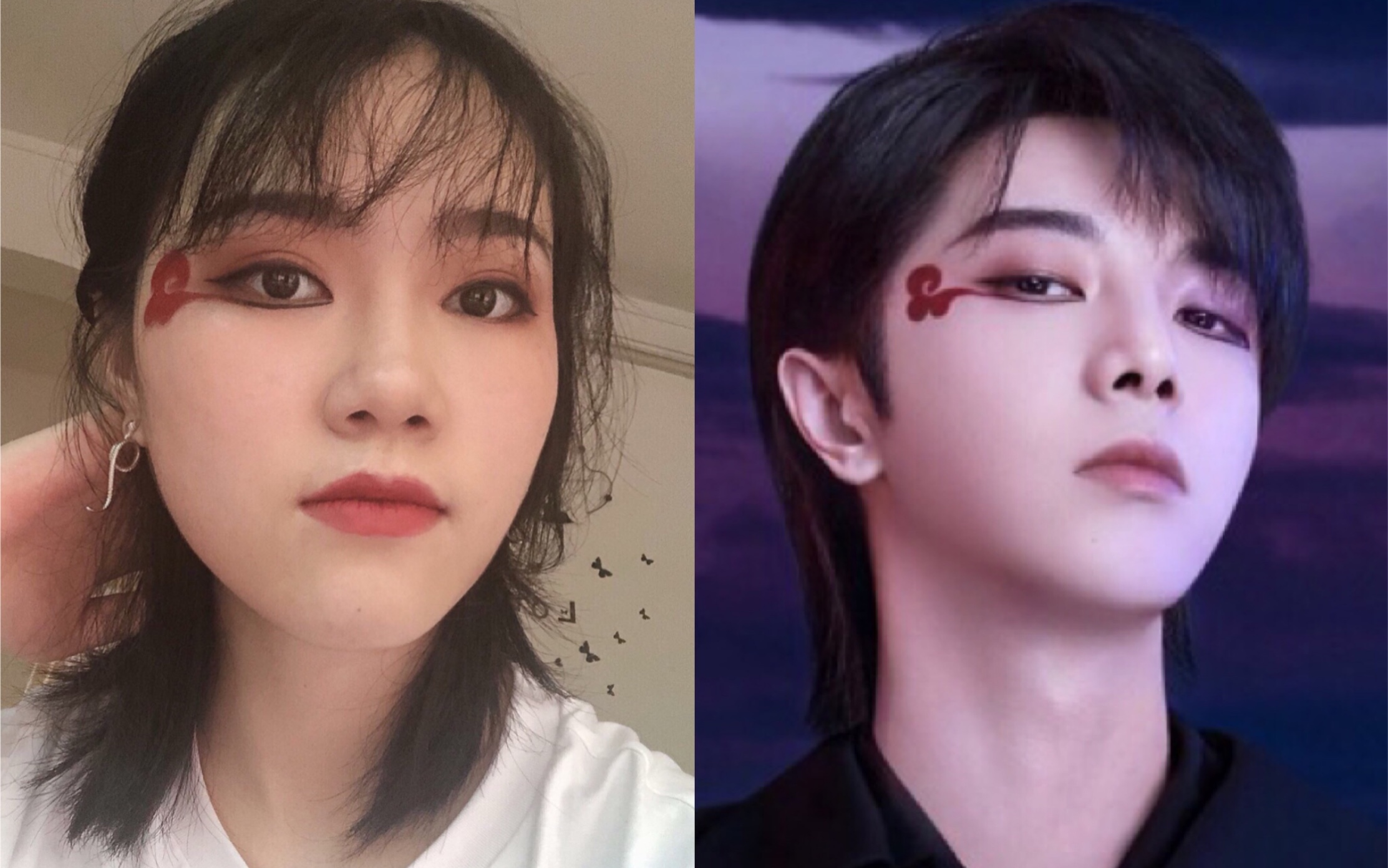 【蛮】美宝莲x华晨宇 飞花妆尝试 自娱自乐向