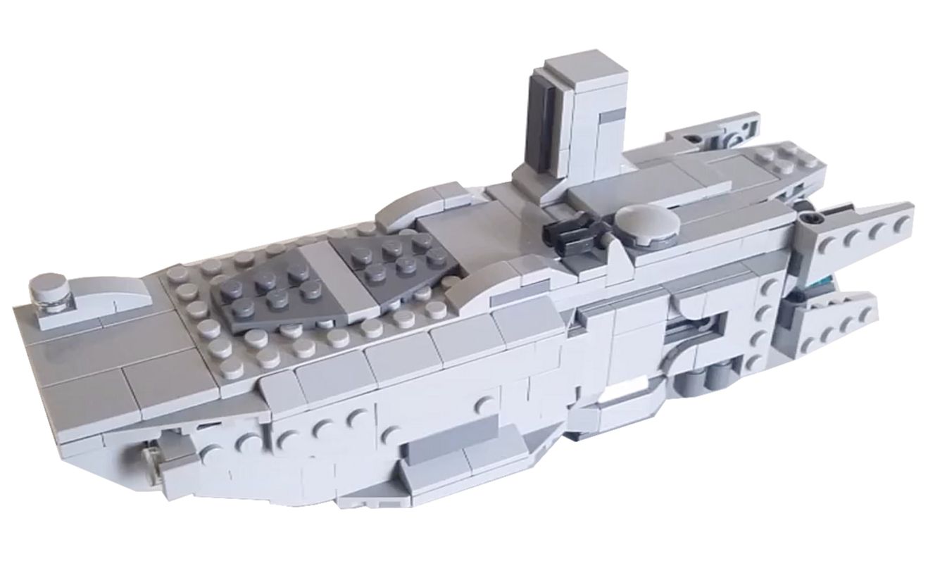 乐高moc教程星球大战第一秩序运输机拼搭指南