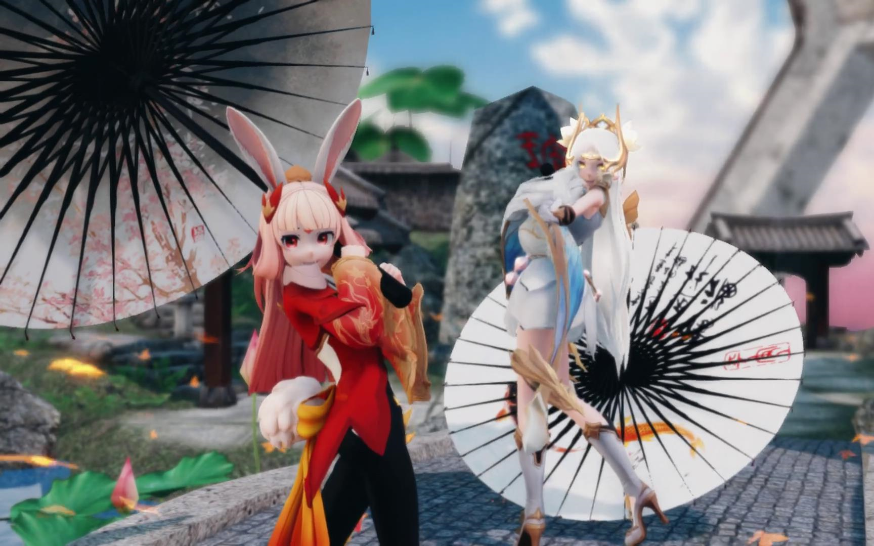 古风蝉离王者荣耀貂蝉姐姐你拿着阿离的伞做什么