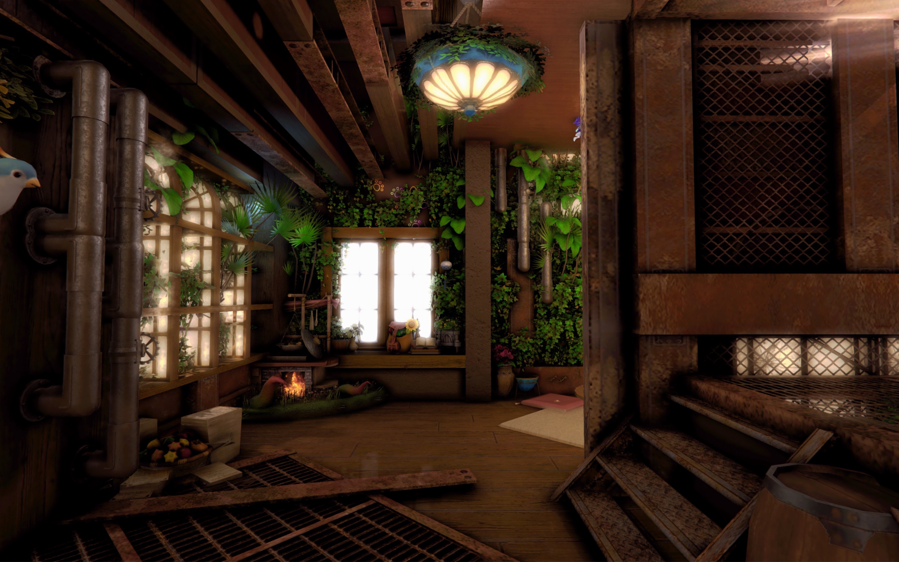 ff14装修秘密基地废弃的小屋s房