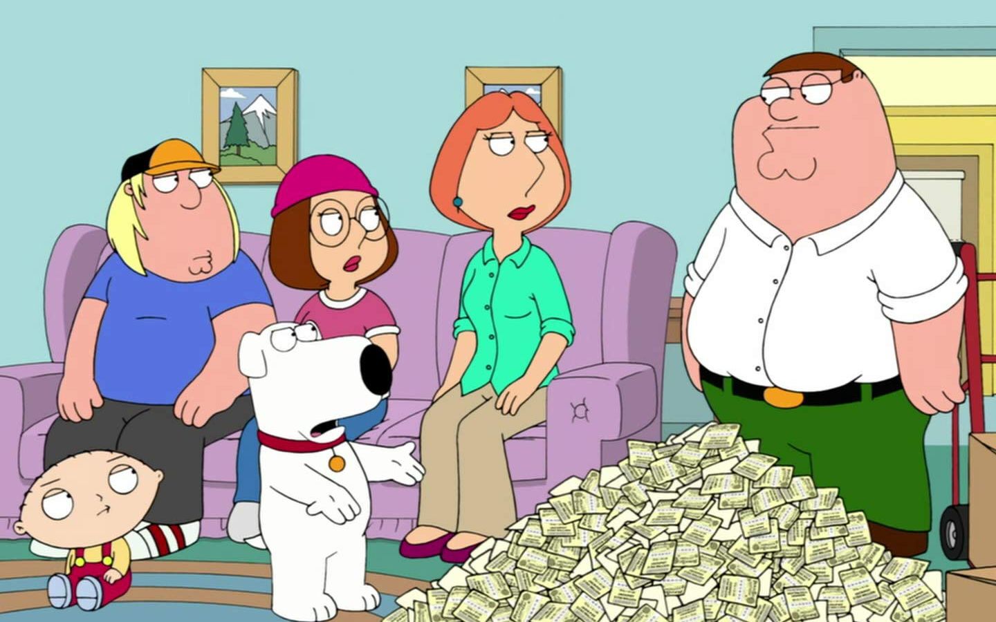 [图][中字?FG] [我想中头奖] Family guy: S10 E1 Lottery Fever