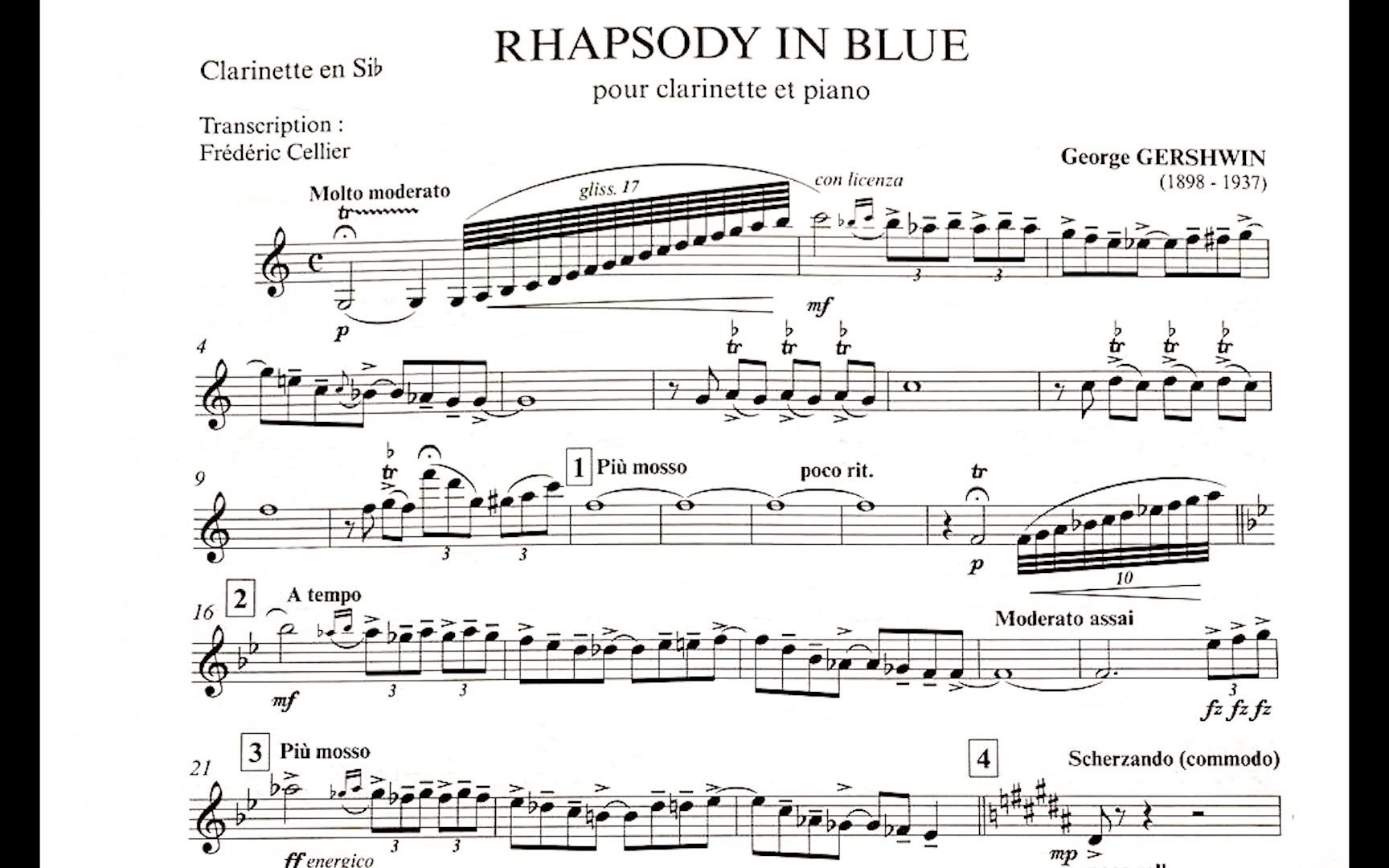 [图]【单簧管】《蓝色狂想曲 Rhapsody in Blue》 Corrado Giuffredi & Maurizio Baglini