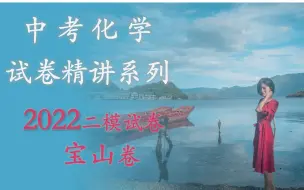 【中考化学试卷精讲】- 2022上海宝山二模卷