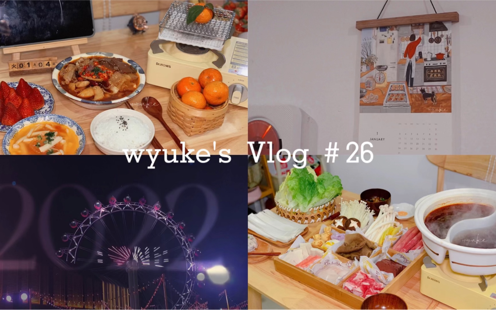 治愈独居VLOG 26|跨年夜的闺蜜火锅局ⷤ𘴦—𖨵𗦄的50r新年礼物交换ⷦœ‹友小聚ⷩ𚻨𞣦𐴧…禝‚烩ⷧ•ꨌ„菌菇汤ⷧƒ䦩˜子|丰富多彩的跨年哔哩哔哩bilibili