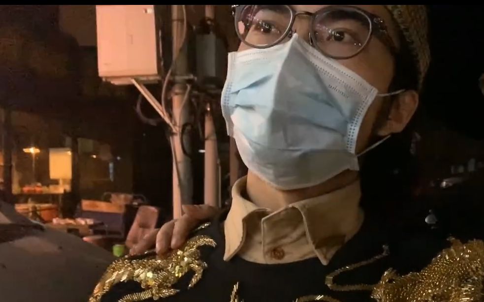 保安陈义军训后道别视频流出