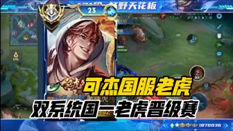 Descargar video: 双系统国一老虎！这就是虎king杰哥！可杰国服老虎全局打野巅峰赛