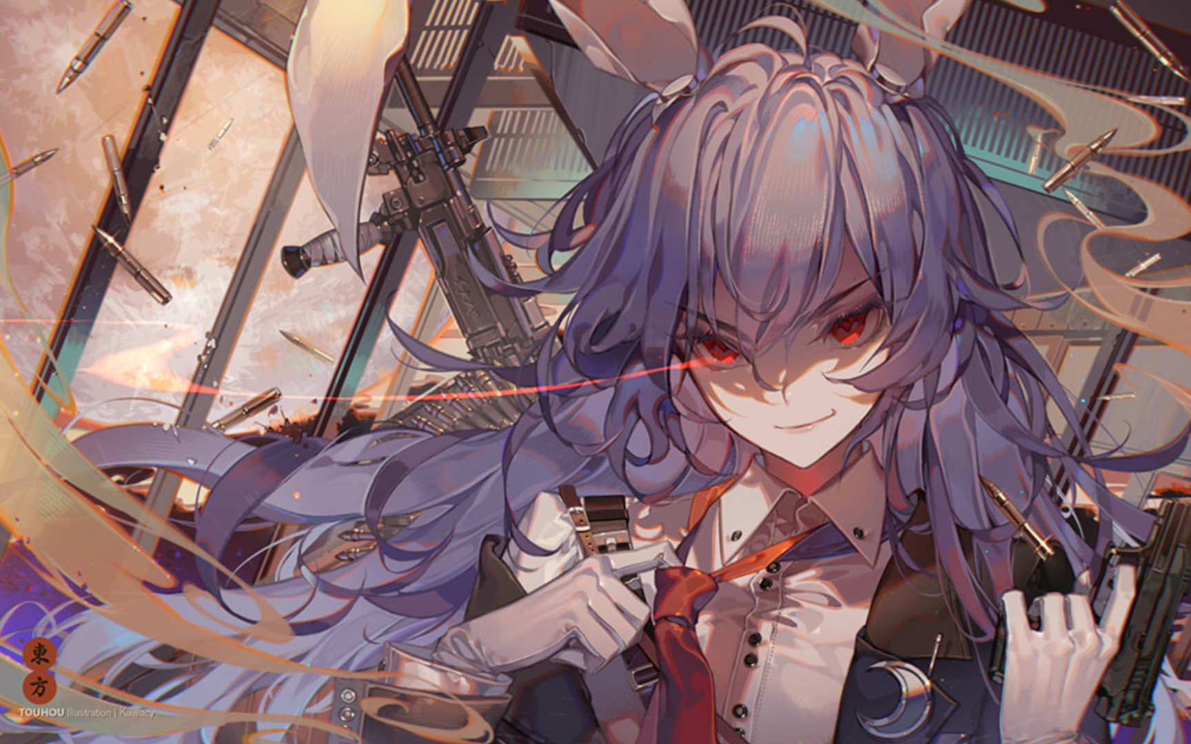 【东方同人游戏】【大家的幻想乡】永远亭→ 铃仙 枪套h难度获取(怂流