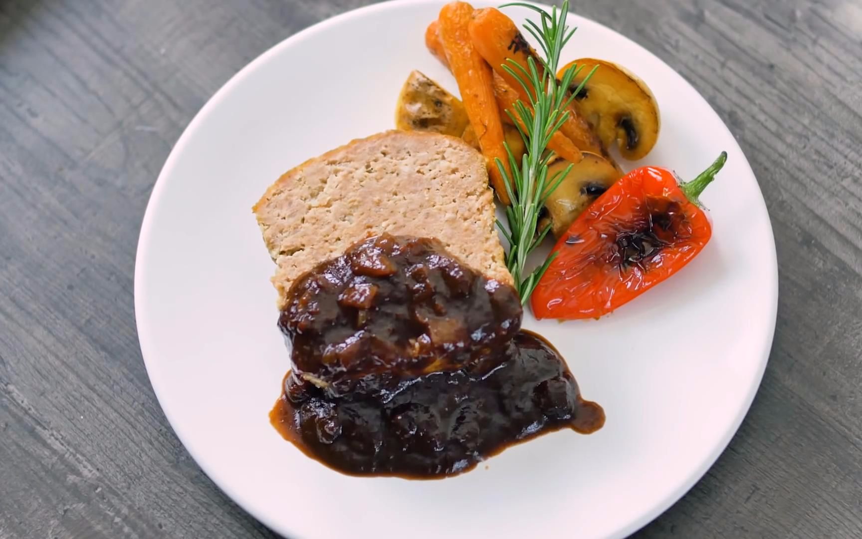 肉饼食谱meatloaf recipe - asmr cooking sounds