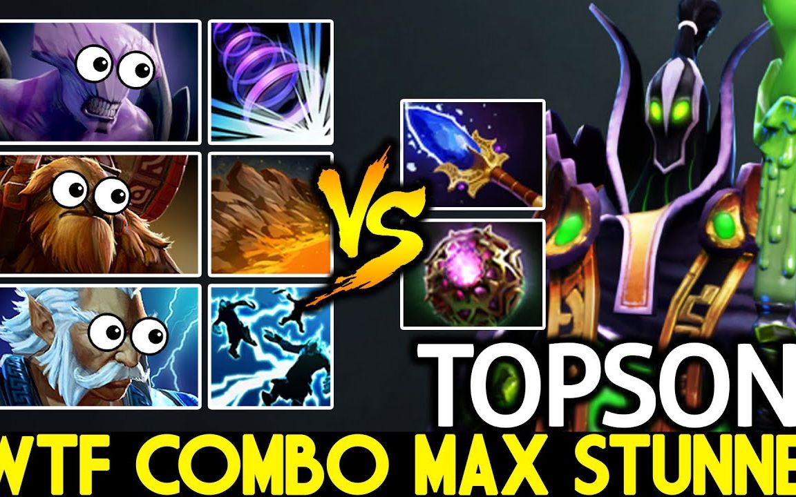 【DOTA2】TOPSON & 拉比克 WTF Combo Max Stunned Next Level Play By Dota2 HighSchool哔哩哔哩bilibiliDOTA2第一视角