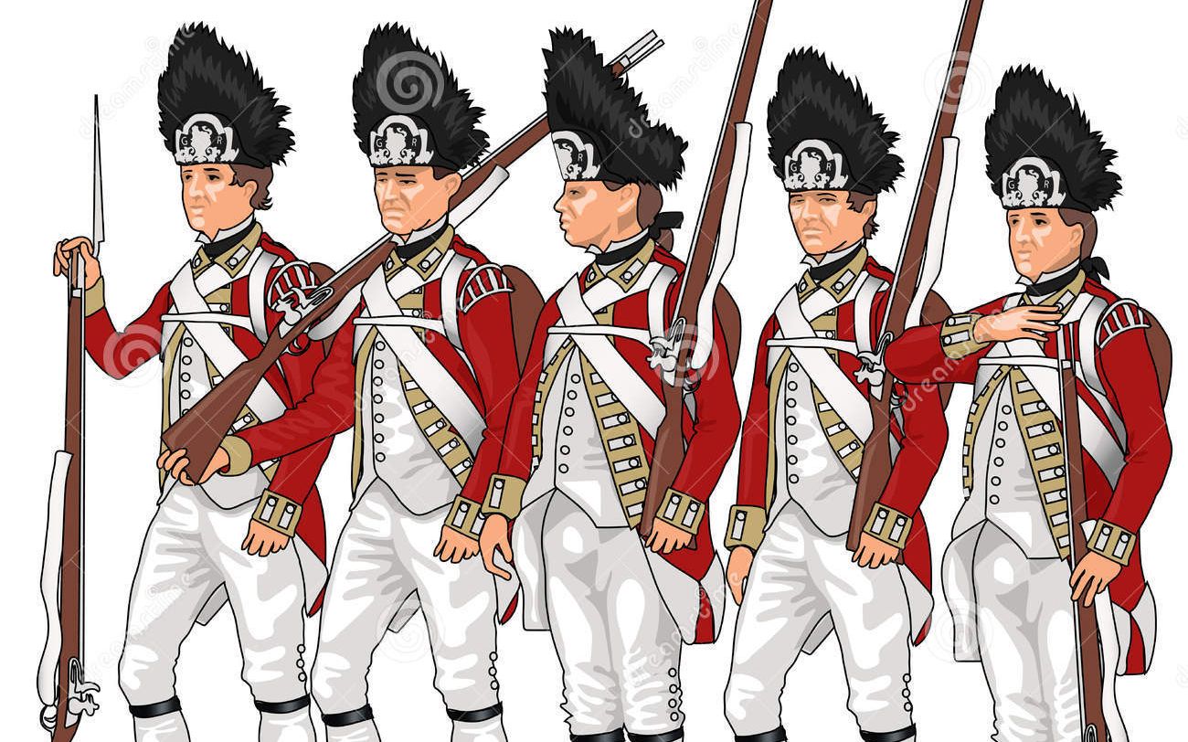 英国掷弹兵对战法国步兵