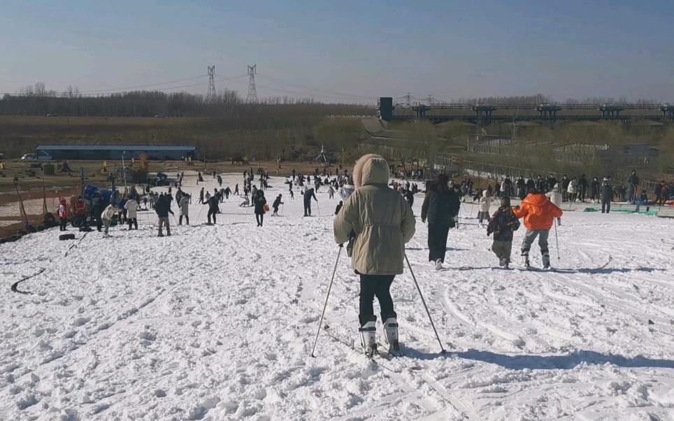 桃花岛滑雪场图片