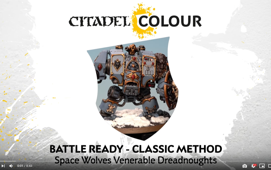 [图]How to Paint Space Wolves Venerable Dreadnoughts – Classic Method 太空野狼 神圣无畏