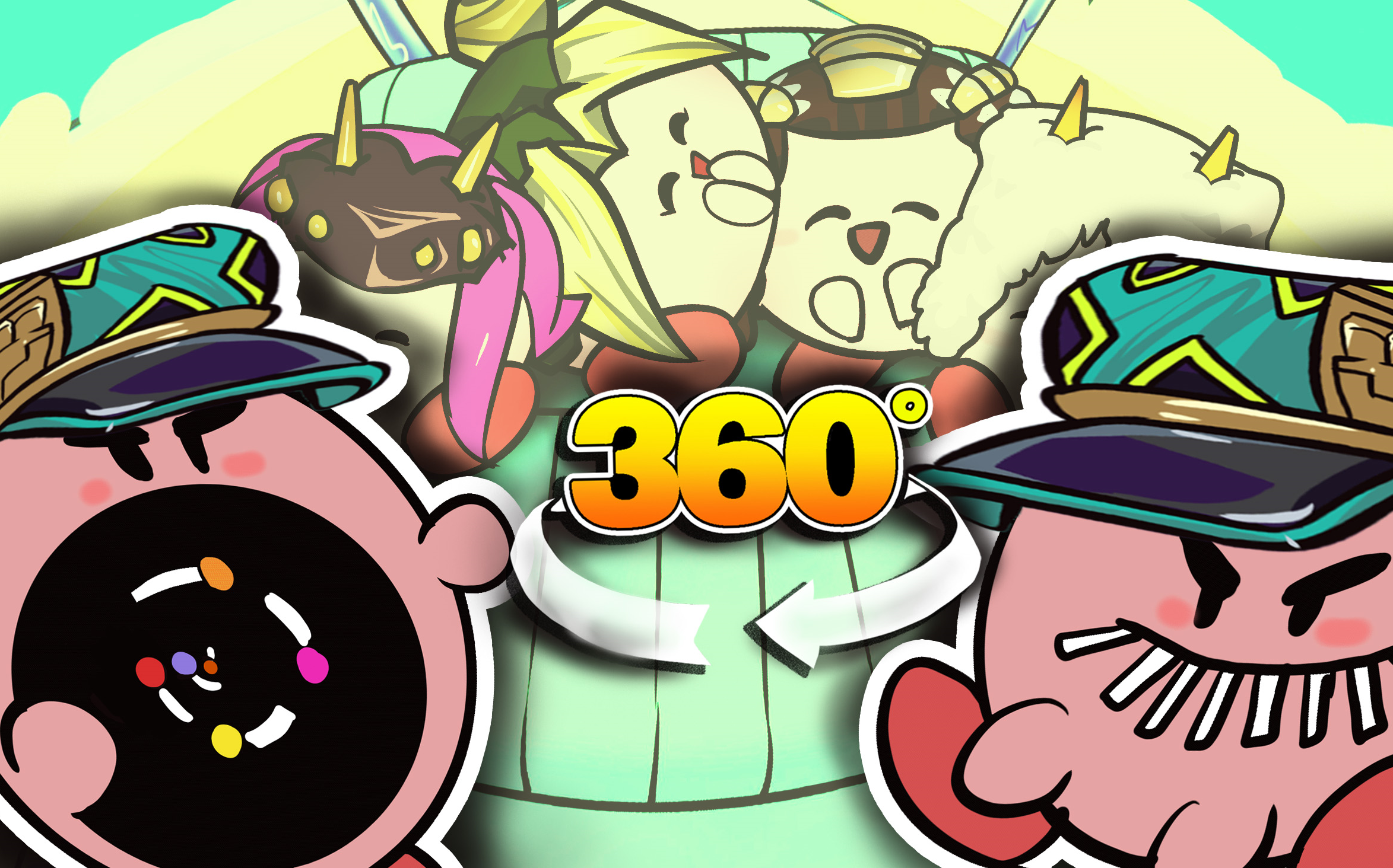 【360全景】承太郎的抽烟绝活!jojo&星之卡比