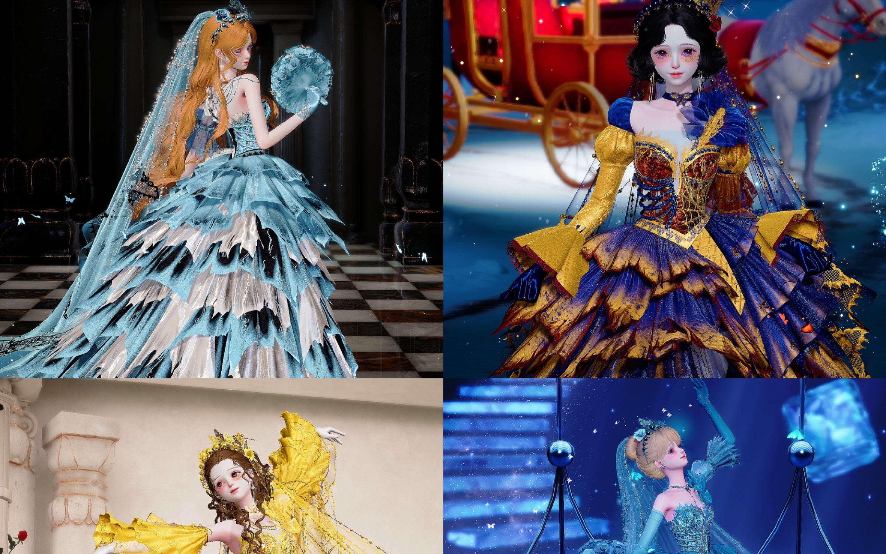 当童话公主穿上新娘婚纱