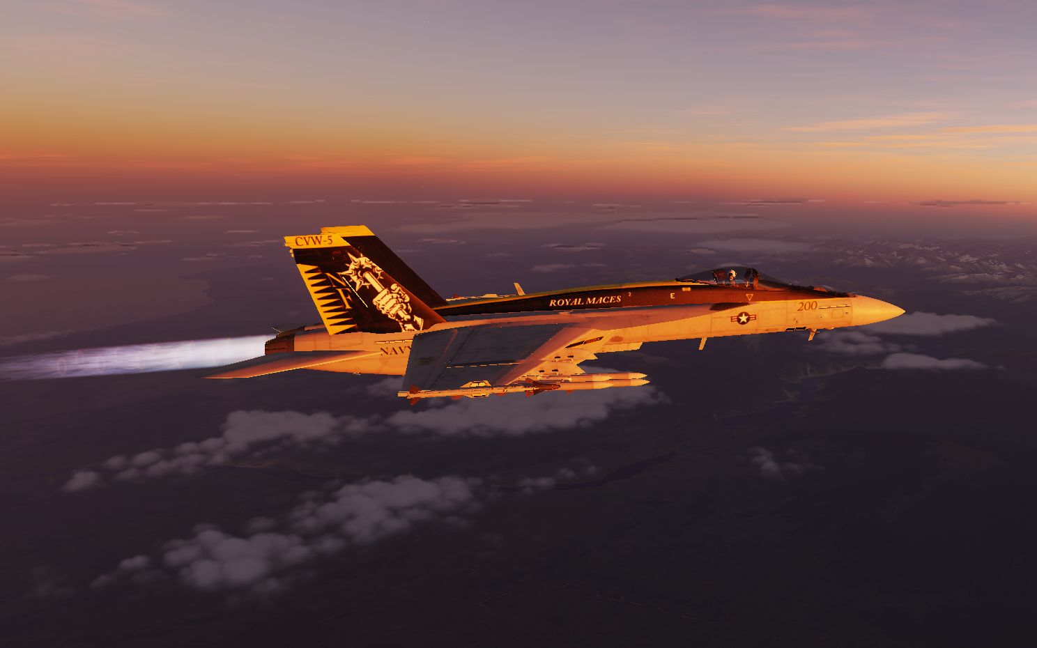 dcs world f18社区任务awacs intercept ace难度试玩