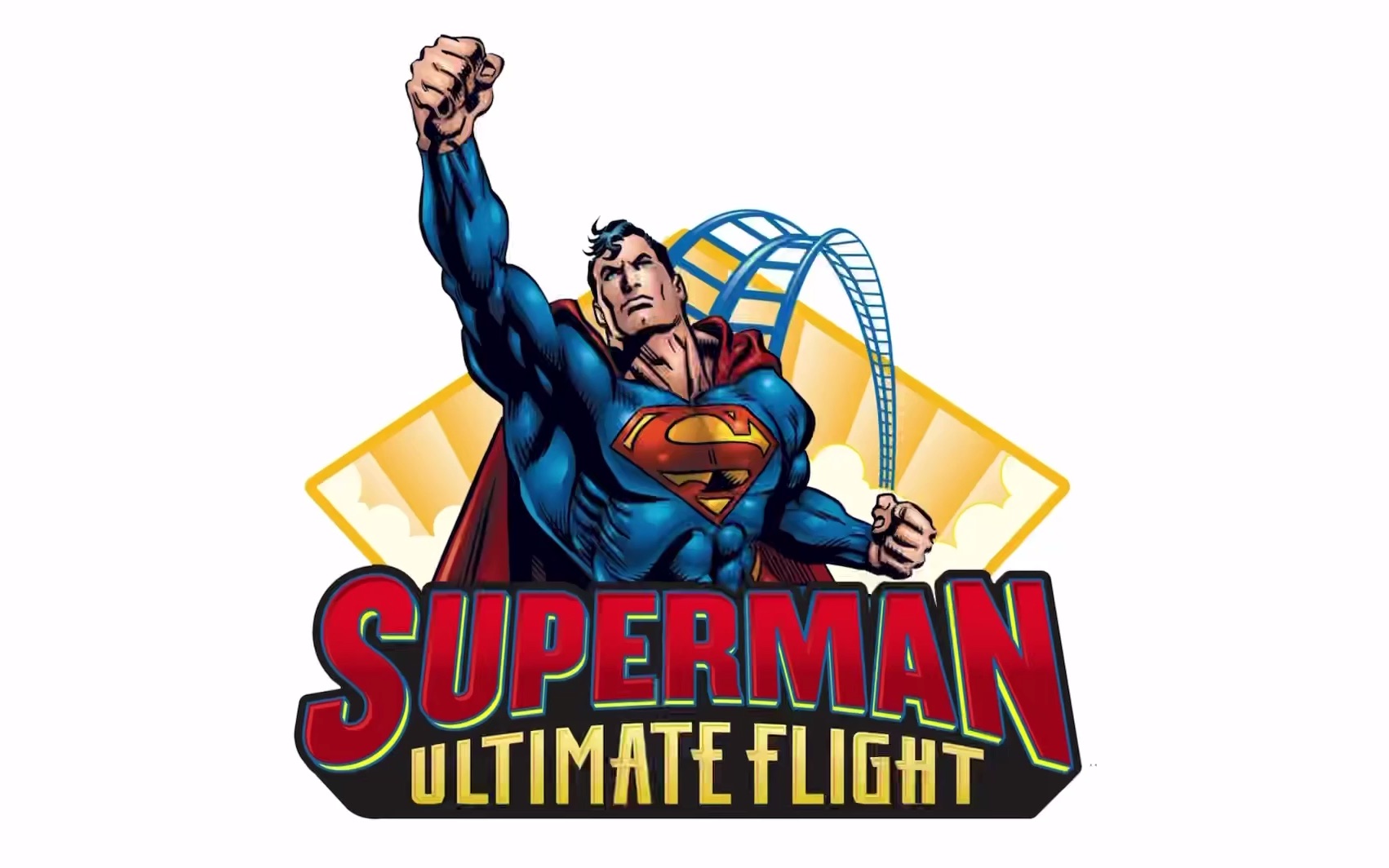 superman过山车第一视角