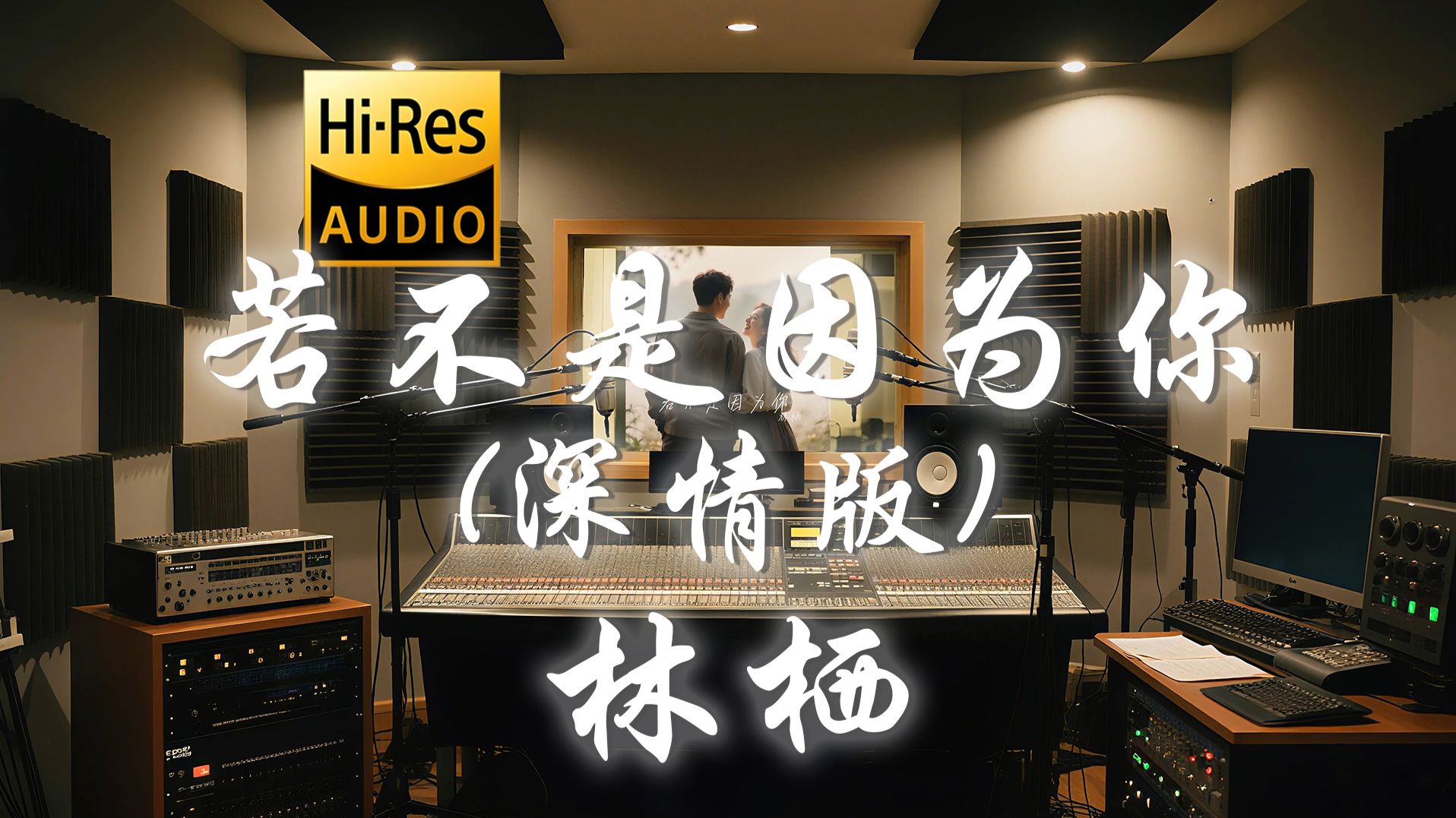 【??-???·无损】林栖《若不是因为你 (深情版)》歌词纯享版 - “若不是因为你  我依然在风雨里  飘来荡去  我早已经放弃”