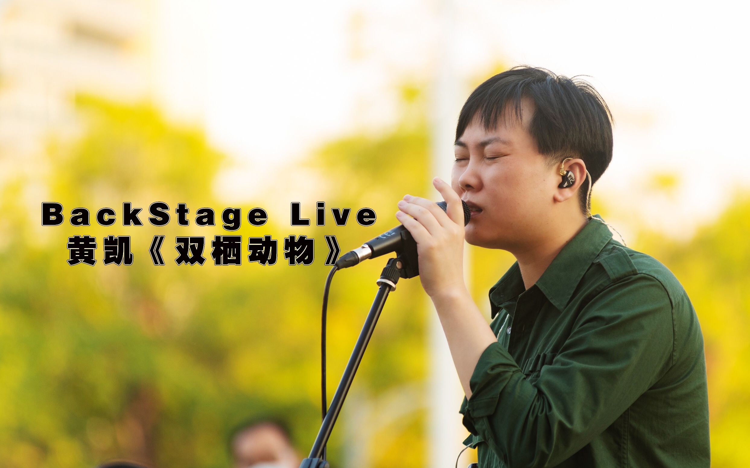 活动作品backstage黄凯双栖动物现场版深圳最惨男歌手