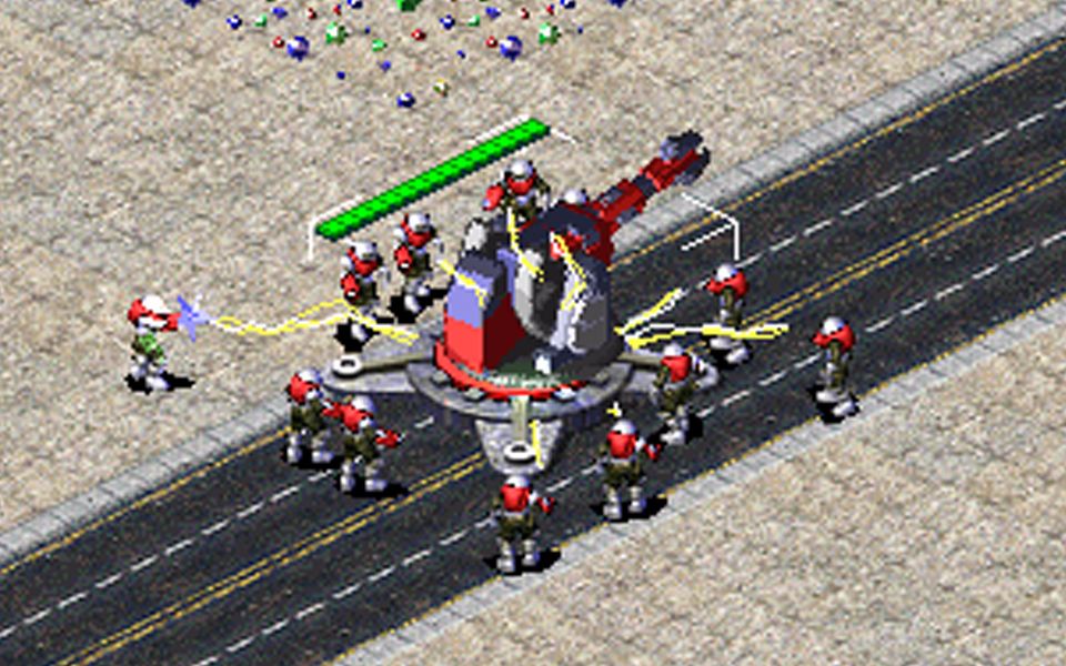 红色警戒当杨永信给巨炮充电