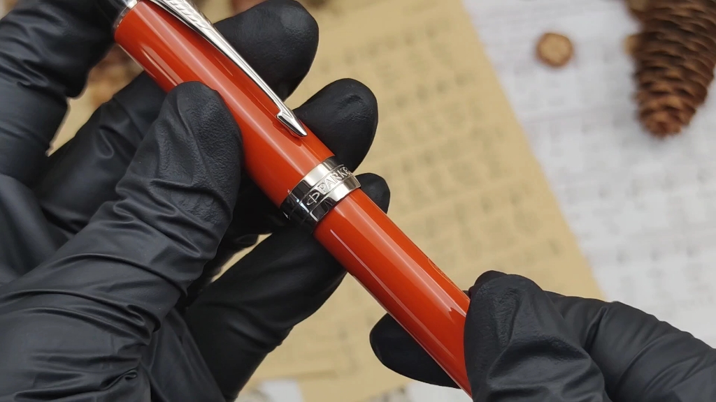 (展示视频)派克世纪大豆钢笔