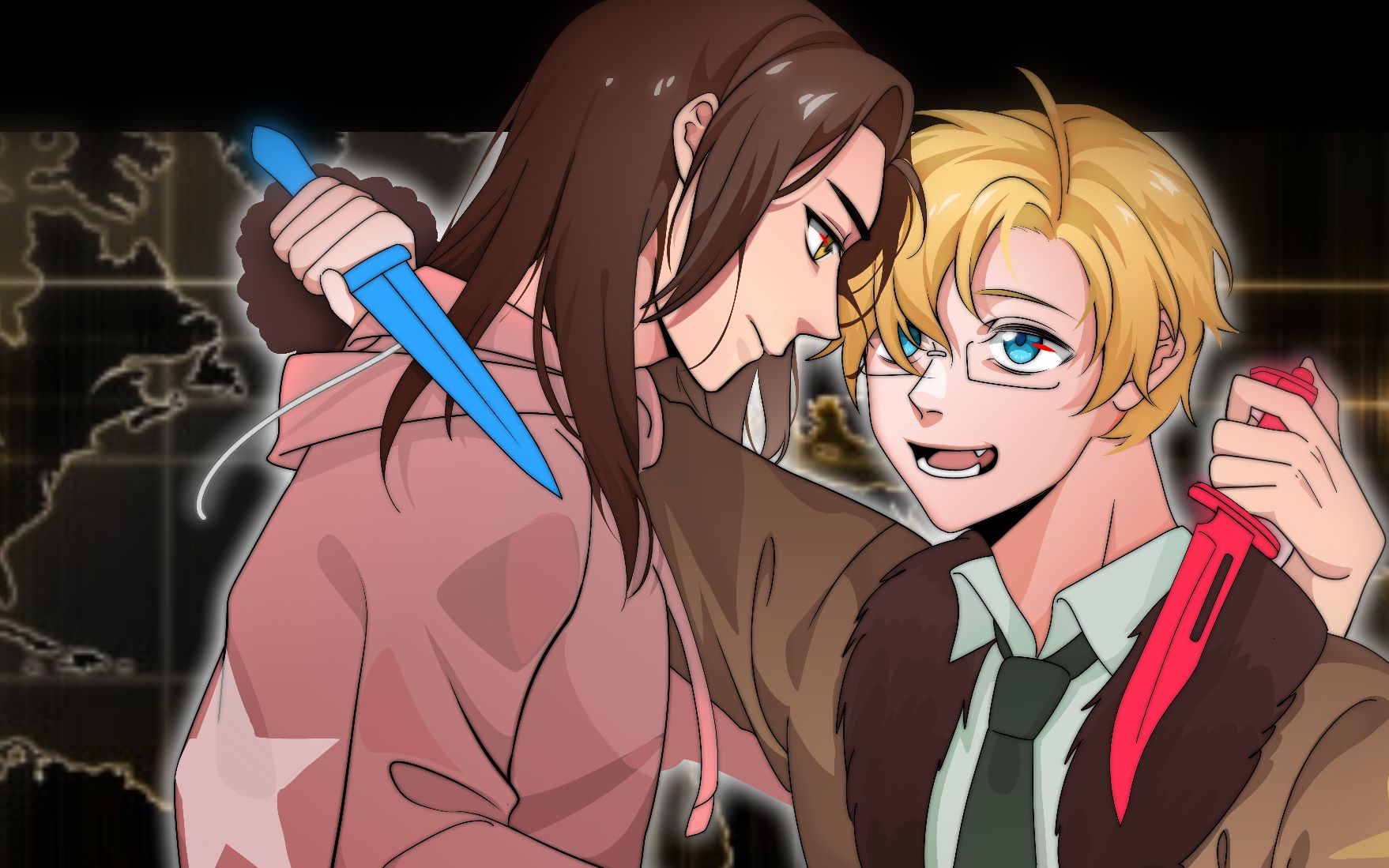 【aph手书|时政向|金钱组】站在我的阴霾中吧_哔哩哔哩_bilibili