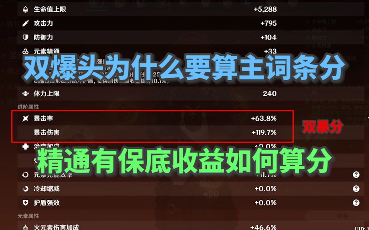 [图]【原神】手把手自己学会圣遗物算分~无需工具~精通怎么算分有保底收益了，暂时/2