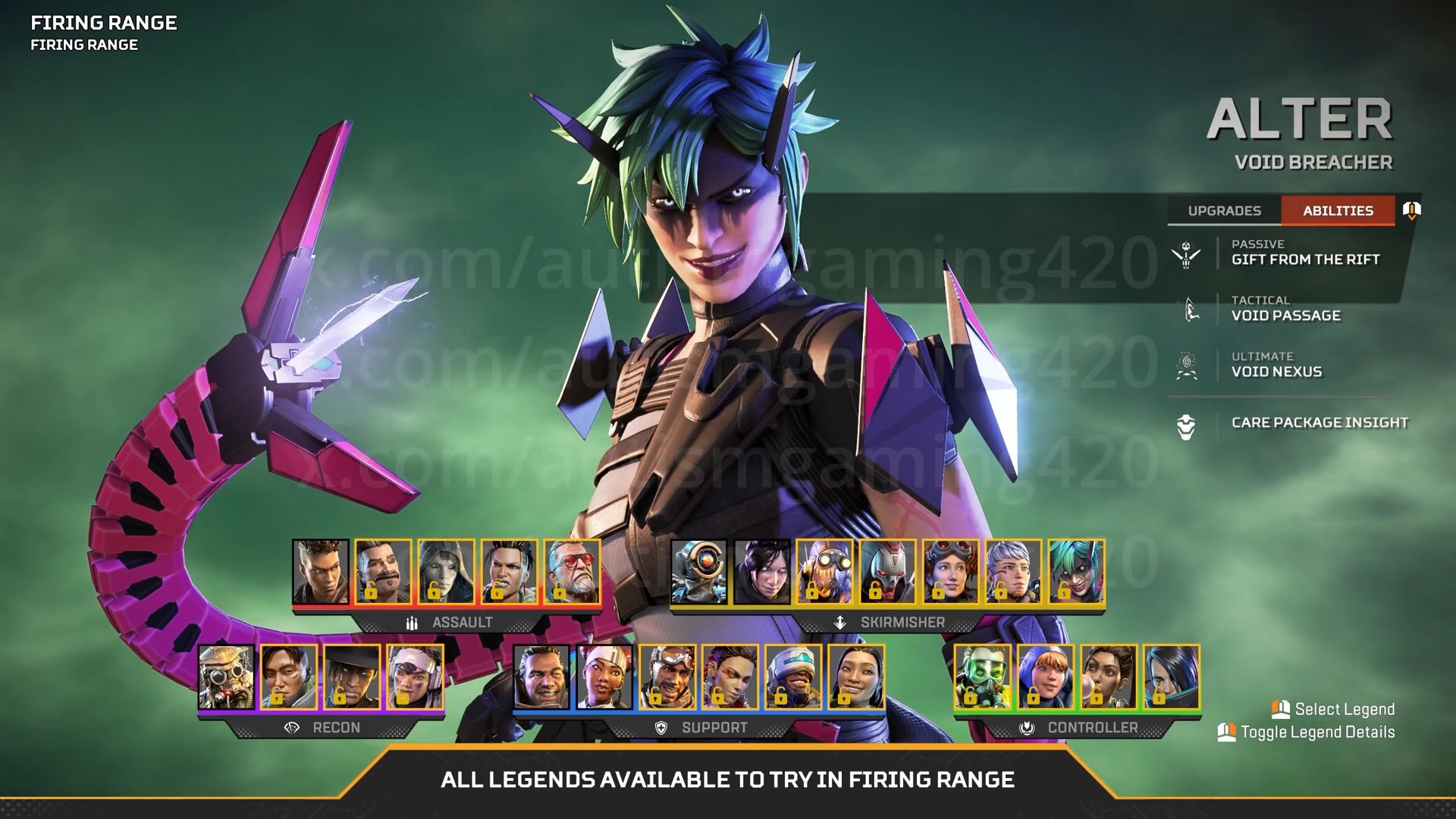 「资讯爆料」apex21赛季新传奇alter游戏实机展示画面曝光